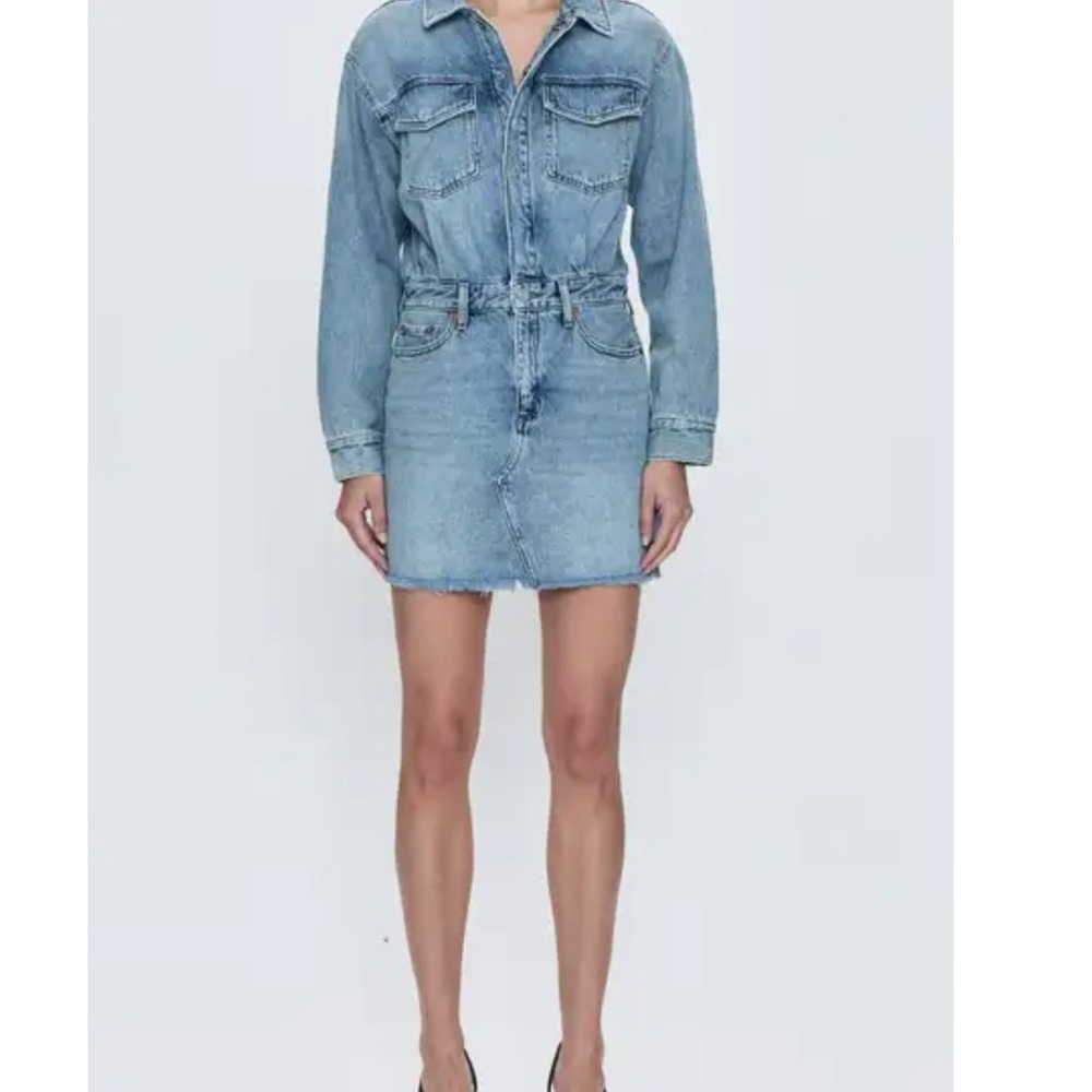 Pistola Light Blue Denim Jacket Dress